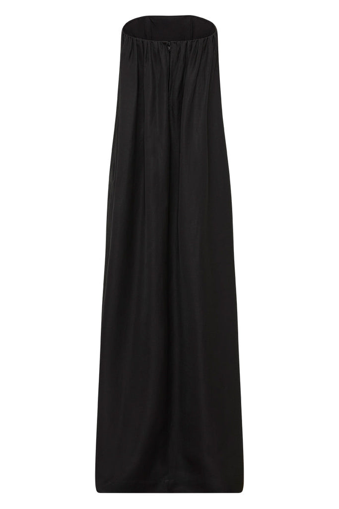 Bormio Strapless Maxi Dress - Black