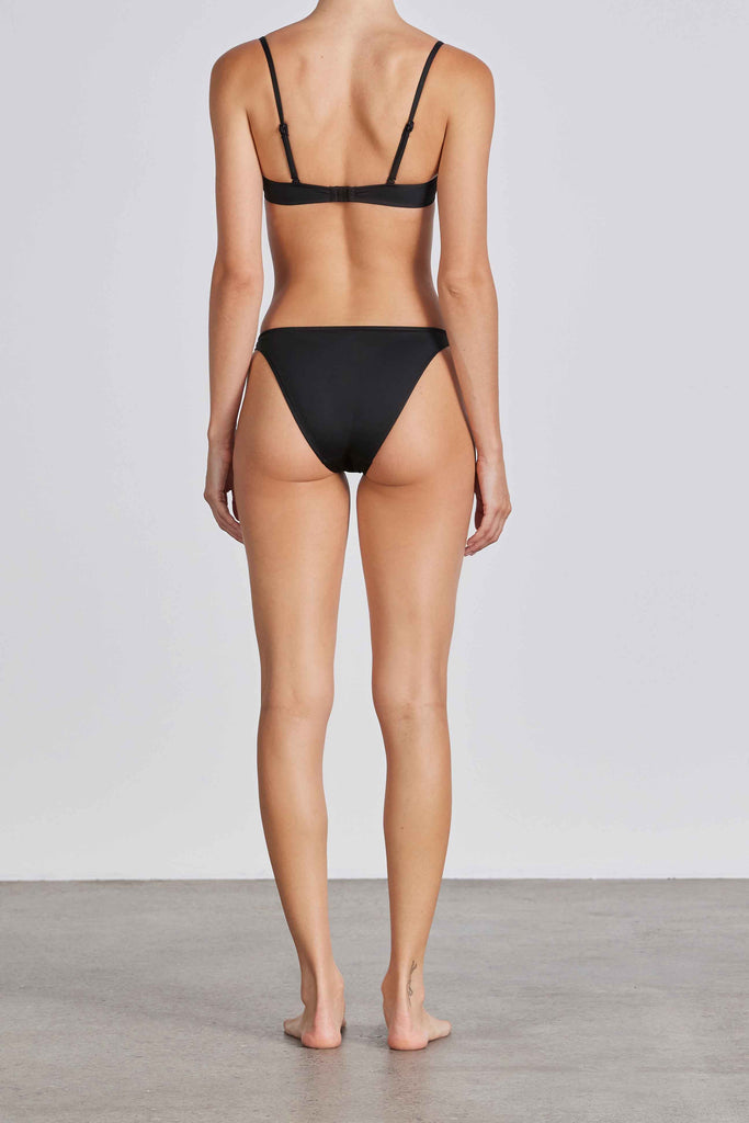 Mina Bikini Bottom in Embodee™ Fabric - Black