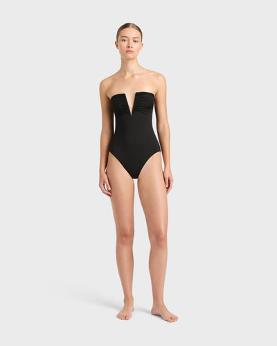 Dahlia One Piece - Black