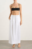 Delphi Cocoon Skirt - White