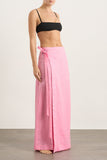 Leiden Maxi Wrap Skirt - Pink