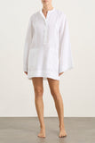 Leiden Organic Linen Tunic - White