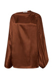 Marfa Long Sleeve Blouse - Copper
