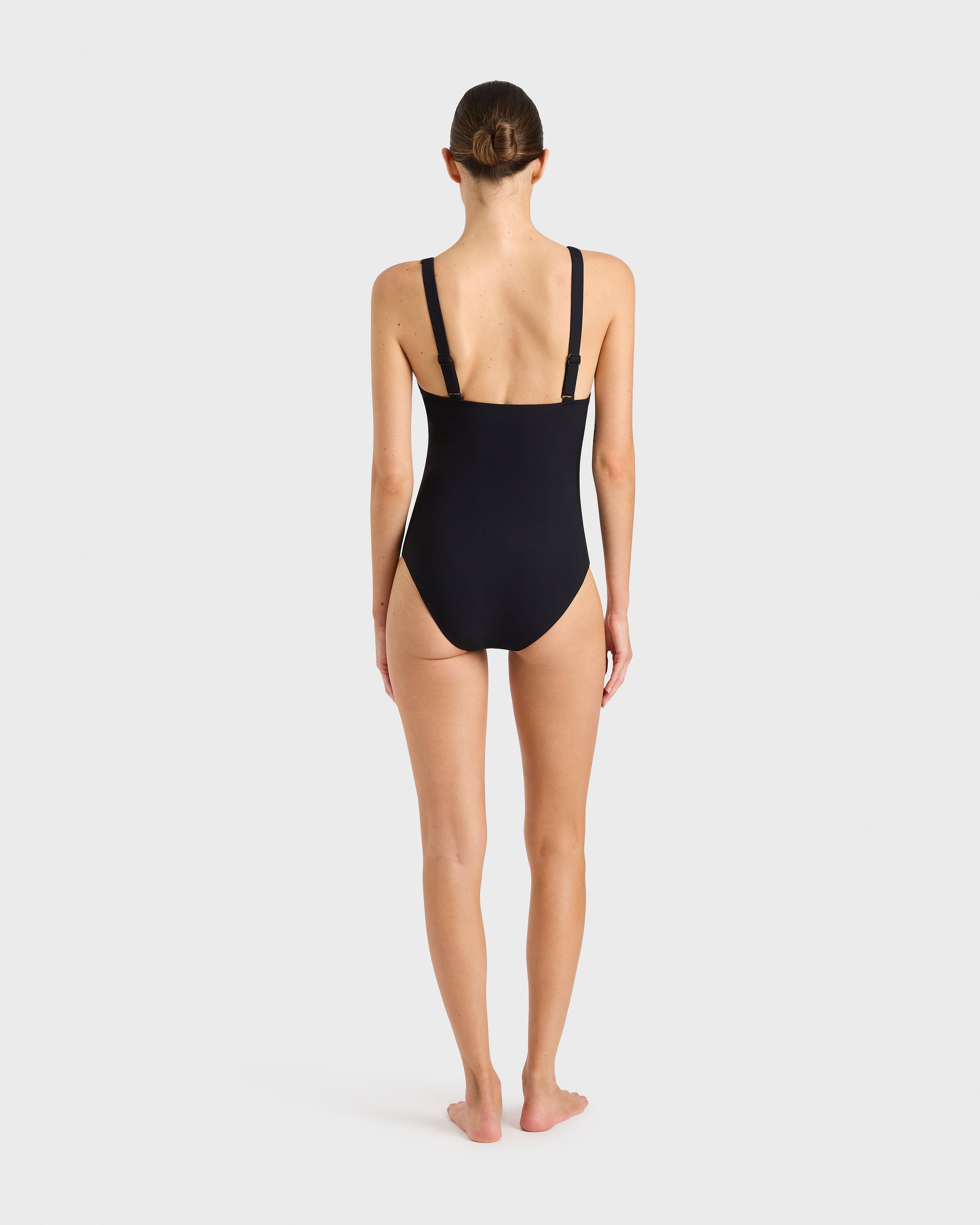 BONDI BORN® | Nimah One Piece in Black | Designer Swimwear