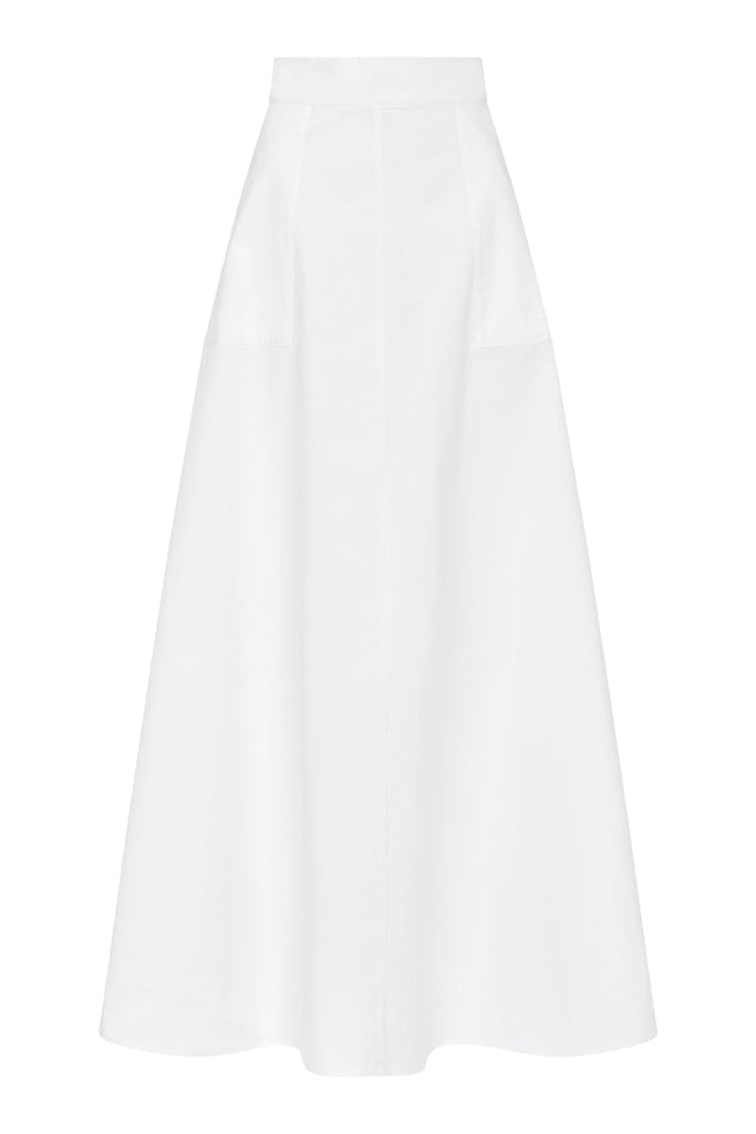 Piedmont Circle Skirt - White