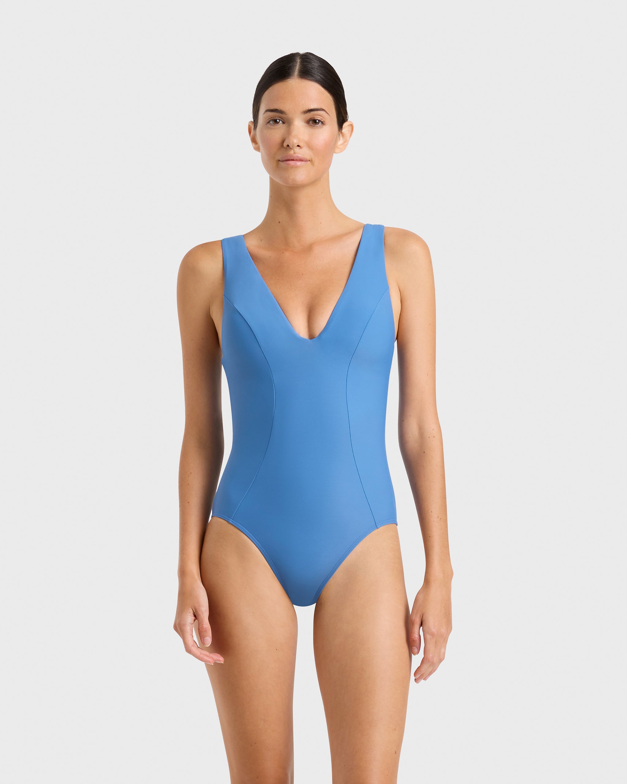BONDI BORN® | Vida One Piece Swimsuit in Delft Blue