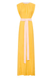 BONDI BORN® Bonifacio Long Dress in Light Organic Linen