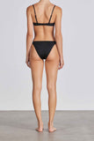 BONDI BORN® Brielle Balconette Bikini Top in Black