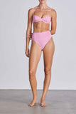 BONDI BORN® Brielle Balconette Bikini Top in Pink