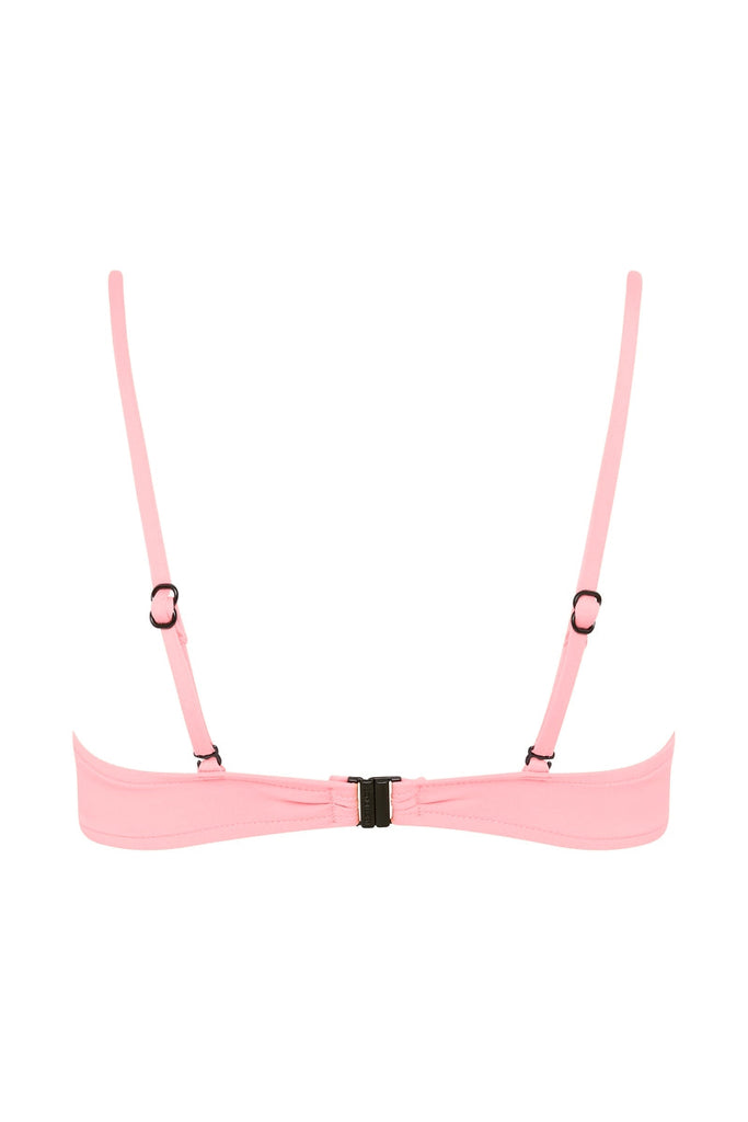 BONDI BORN® Brielle Balconette Bikini Top in Pink