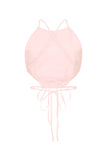 BONDI BORN® Ota Cotton Crop Top in Slipper Pink