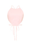 BONDI BORN® Ota Cotton Crop Top in Slipper Pink