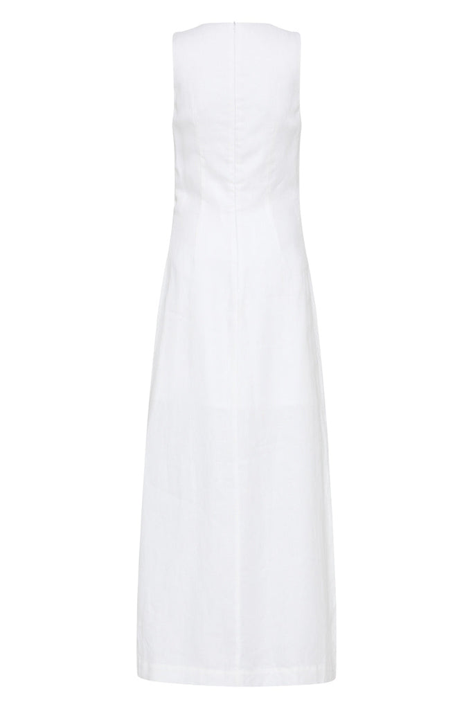 Rhodes Long Dress - White