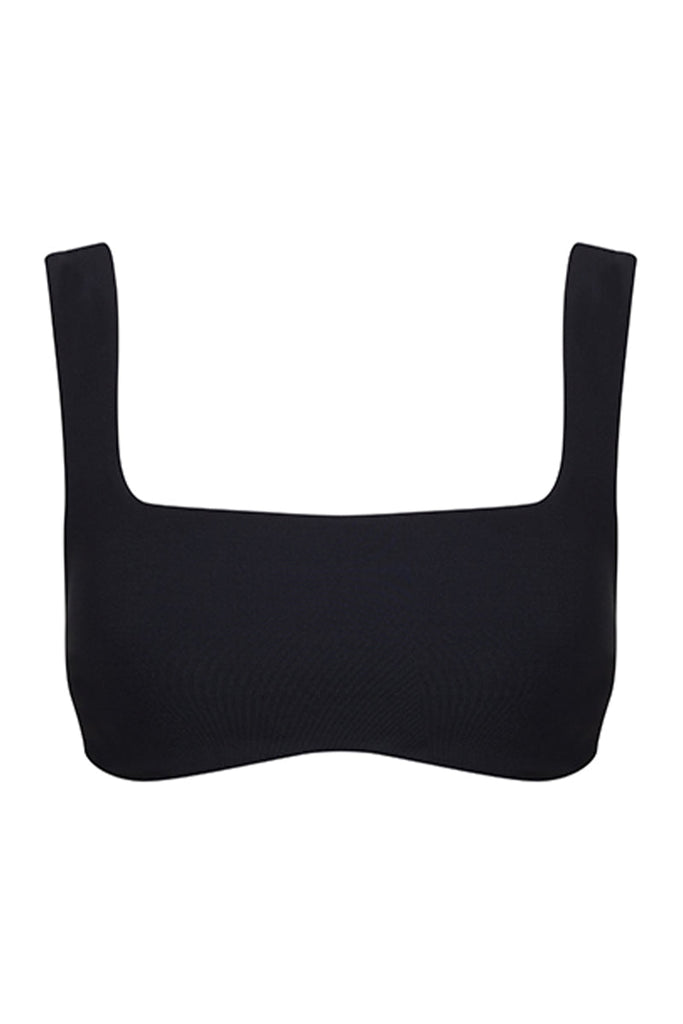 BONDI BORN® Winona Bikini Top Black | Sustainable Swimwear