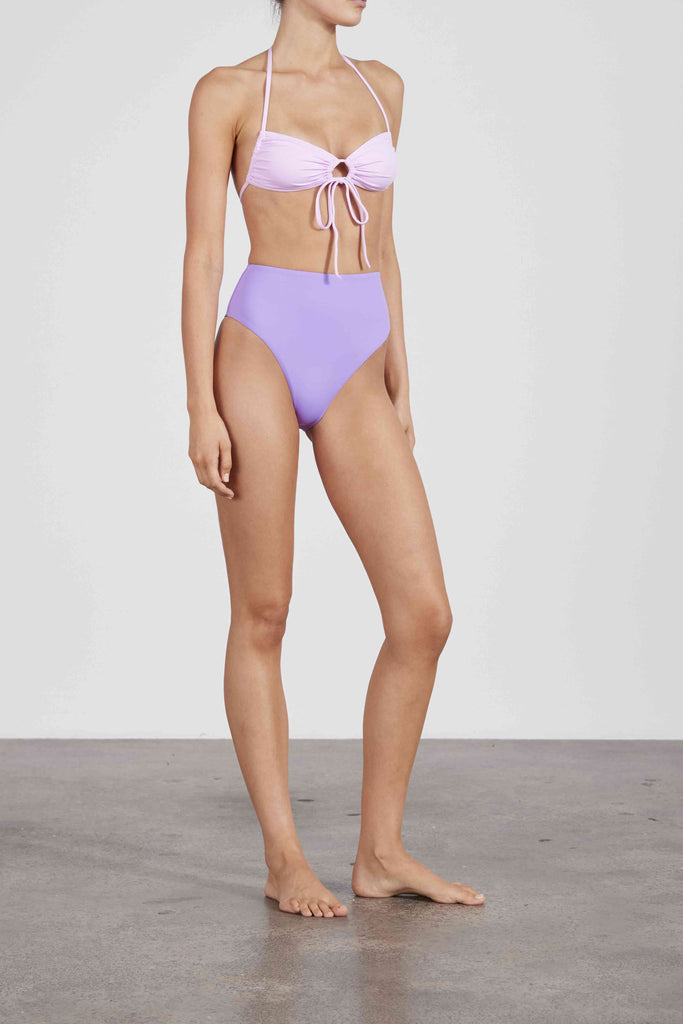 Lavender cheap bikini top