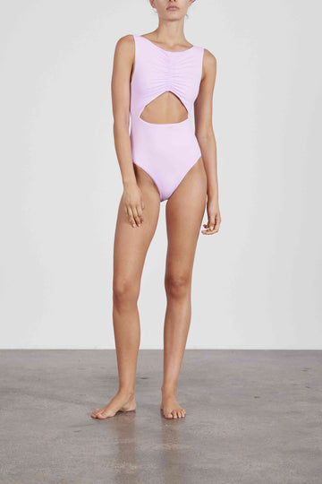 BONDI BORN® Raven One Piece Swimsuit in Lavender