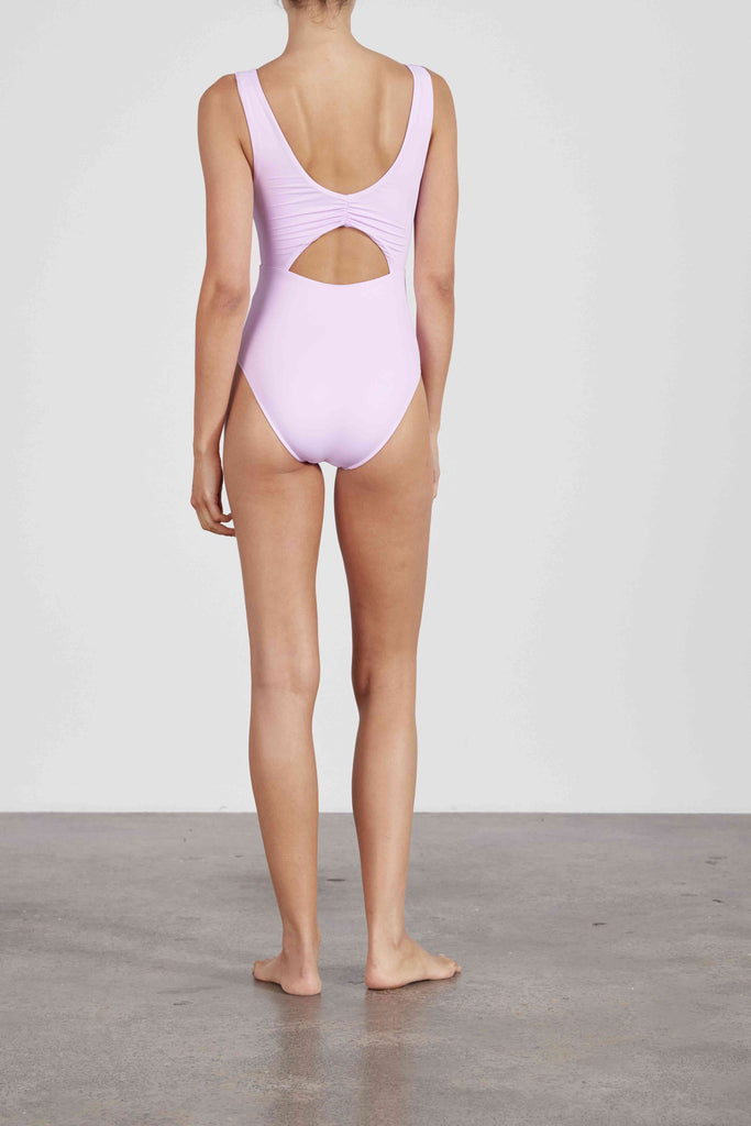 BONDI BORN® Raven One Piece Swimsuit in Lavender